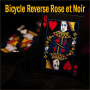 Bicycle Reverse Rose et Noir
