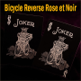 Bicycle Reverse Rose et Noir