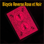 Bicycle Reverse Rose et Noir