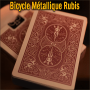 Jeu Bicycle Métallique Rubis