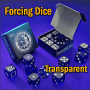 Forcing Dice Set Transparent Blue - Iarvel Magic