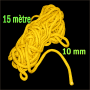 Corde Jaune 15 mètre (Diamètre 10 mm)