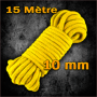 Corde Jaune 15 mètre (Diamètre 10 mm)