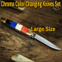 Chroma Color-Changing Knives Set (Large Size) - TCC Magic