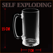 Exploding Beer Glass Petit - 15 x 7 cm
