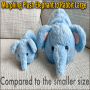 Morphing Plush Elephant to Rabbit Large - Jackie Zhao