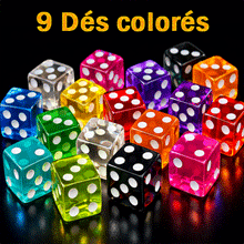 9 Dés Colorés