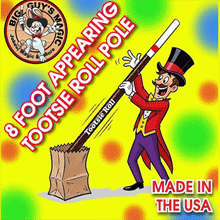 Appearing 8 Foot Tootsie Roll Pole - Big Guys
