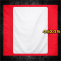 Foulard à La Carte Rouge - Blanc