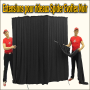 Extensions pour rideaux Spider Evoflex Noir