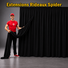 Extensions Pour Rideaux Spider Evoflex Noir