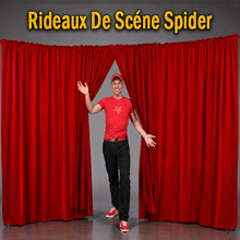 Rideaux De Scène Spider Evoflex Rouge