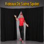 Rideaux de Scène Spider Evoflex Noir