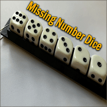 Missing Number Dice - Etienne Pradier - Le Petit Magicien