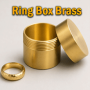 Ring Box Brass - La Bague Dans La Boite