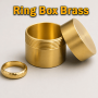 Ring Box Brass - La Bague Dans La Boite