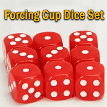 Forcing Cup Dice Set Red - Que Les Dés