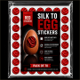 Silk to Egg Stickers Pack of 70