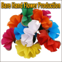 Bare Hand Flower Production - 10 Multicolored Paper Flowers