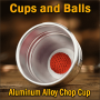 Aluminum Alloy Cups and Balls Matching Chop Cup - TCC Magic