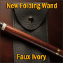 New Folding Wand - Faux Ivory - TCC