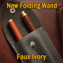 New Folding Wand - Faux Ivory - TCC