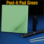 The Iarvel Magic Post-It Pad Green