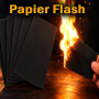Flash Paper Black - 5 feuilles - 25 x 20 cm