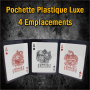 Pochette Plastique Luxe - 4 Emplacements