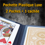 Pochette Plastique Luxe - 2 Poches + 1 cachée - Le Petit Magicien