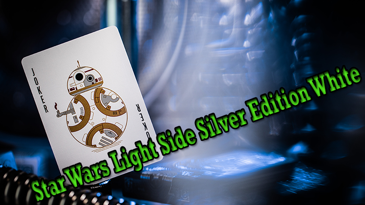 voici la carte R2D2 Du jeu Star Wars Light Side Silver Edition Playing Cards White theory11