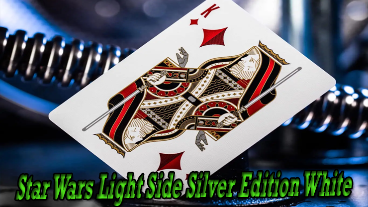 voici le roi de carreau du jeu Star Wars Light Side Silver Edition White theory11