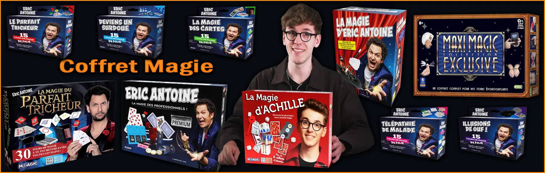 mallette coffret magie à partir de 13 euros, boîte de magie