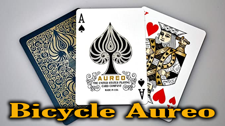 voici l'as de pique et le roi de cœur du jeu bicycle aureo