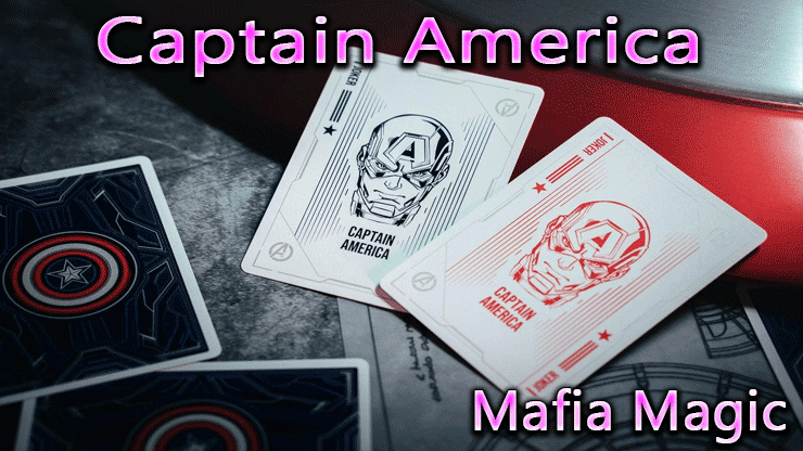 Jeu De Carte Captain America - Card Mafia