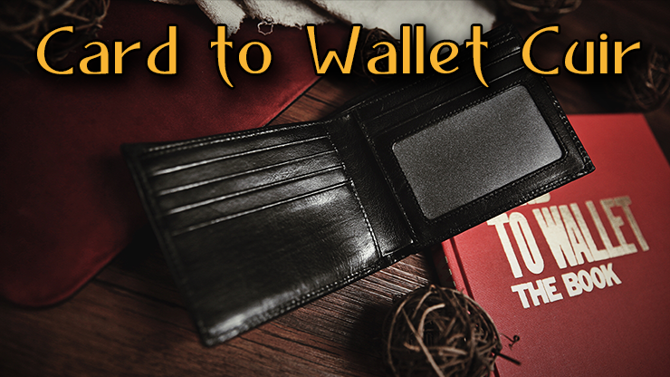 portefeuille ouvert de card to wallet cuir tcc
