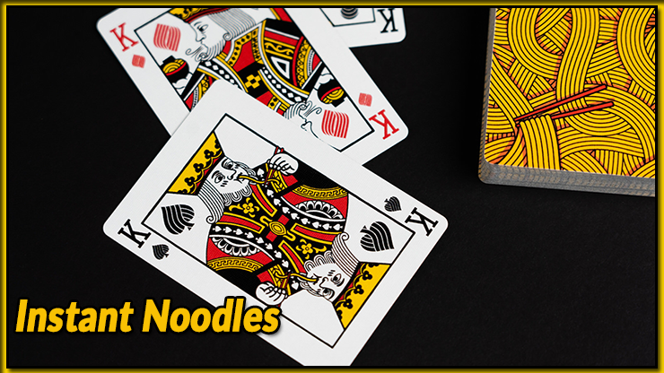 les rois et le dos des cartes du jeu Instant Noodles Cards De BaoBao Restaurant.