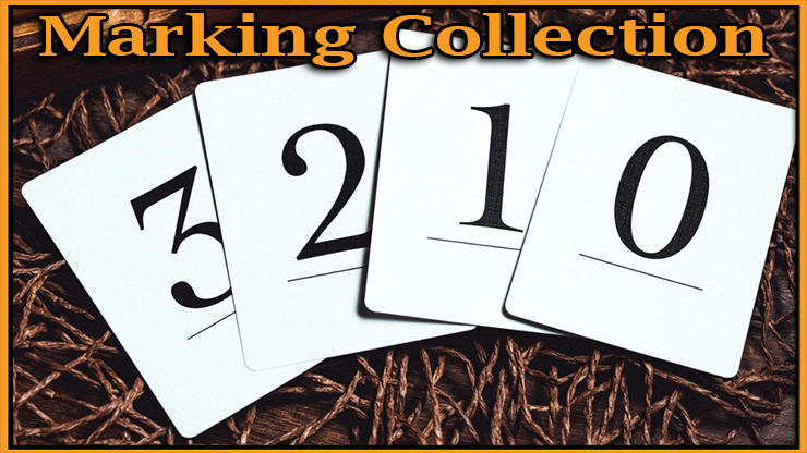 4 cartes numerique de 0 a 4 du jeu making collection